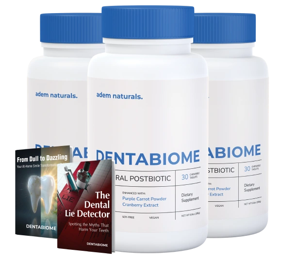 DentaBiome oral postbiotic chewable for healthier gums, fresher breath, and a balanced oral microbiome