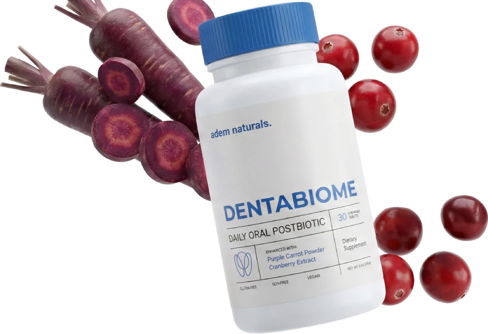 DentaBiome Berry Frost chewable for bleeding gums, bad breath, and cavity support