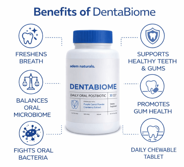 DentaBiome postbiotic formula — ready-made compounds for teeth and gums
